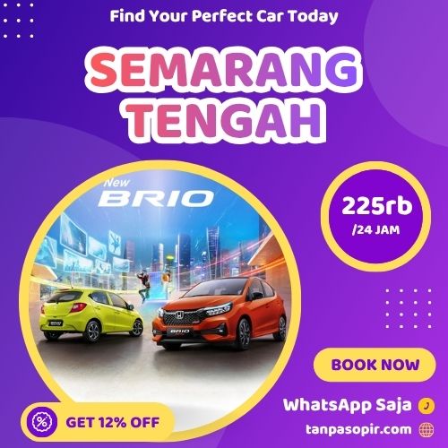 Irit 12% Rental Mobil Semarang Tengah, Bisa Lepas Kunci Atau Dengan Sopir
