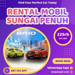 Irit 12% Rental Mobil Sungai Penuh, Bisa Lepas Kunci Atau Dengan Sopir