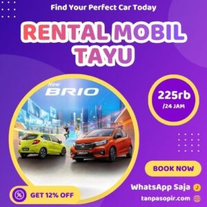 Irit 12% Rental Mobil Tayu, Bisa Lepas Kunci Atau Dengan Sopir