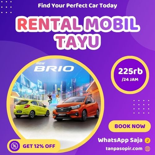 Irit 12% Rental Mobil Tayu, Bisa Lepas Kunci Atau Dengan Sopir
