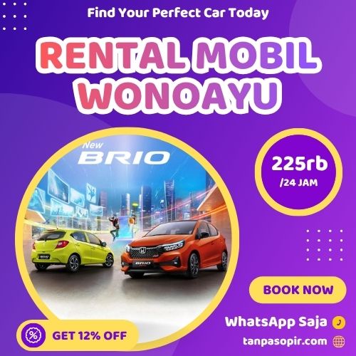 Irit 12% Rental Mobil Wonoayu, Bisa Lepas Kunci Atau Dengan Sopir