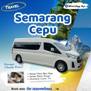 Hemat 10% Travel Semarang Cepu, WhatsApp Aja Gak Perlu Antre