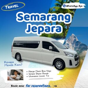 Hemat 10% Travel Semarang Jepara, WhatsApp Aja Gak Perlu Antre