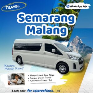 Hemat 10% Travel Semarang Malang, WhatsApp Aja Gak Perlu Antre