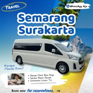 Hemat 10% Travel Semarang Solo, WhatsApp Aja Gak Perlu Antre
