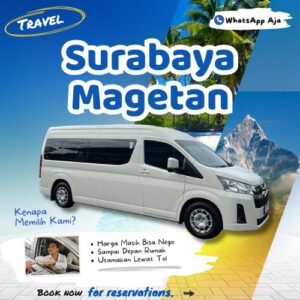 Hemat 10% Travel Surabaya Magetan, WhatsApp Aja Gak Perlu Antre