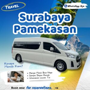 Hemat 10% Travel Surabaya Pamekasan, WhatsApp Aja Gak Perlu Antre
