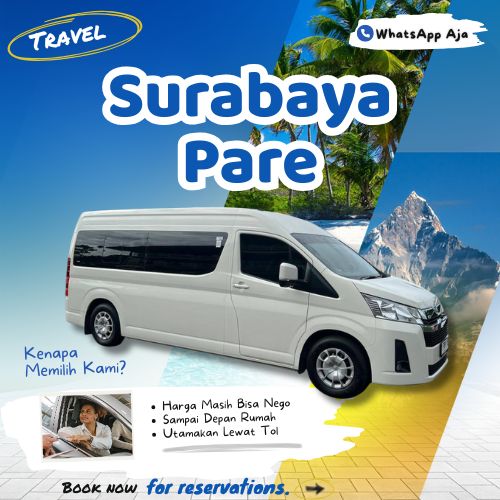 Hemat 10% Travel Surabaya Pare Kampung Inggris, WhatsApp Aja Gak Perlu Antre